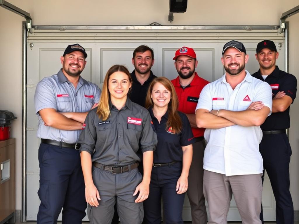 Our professional garage door team